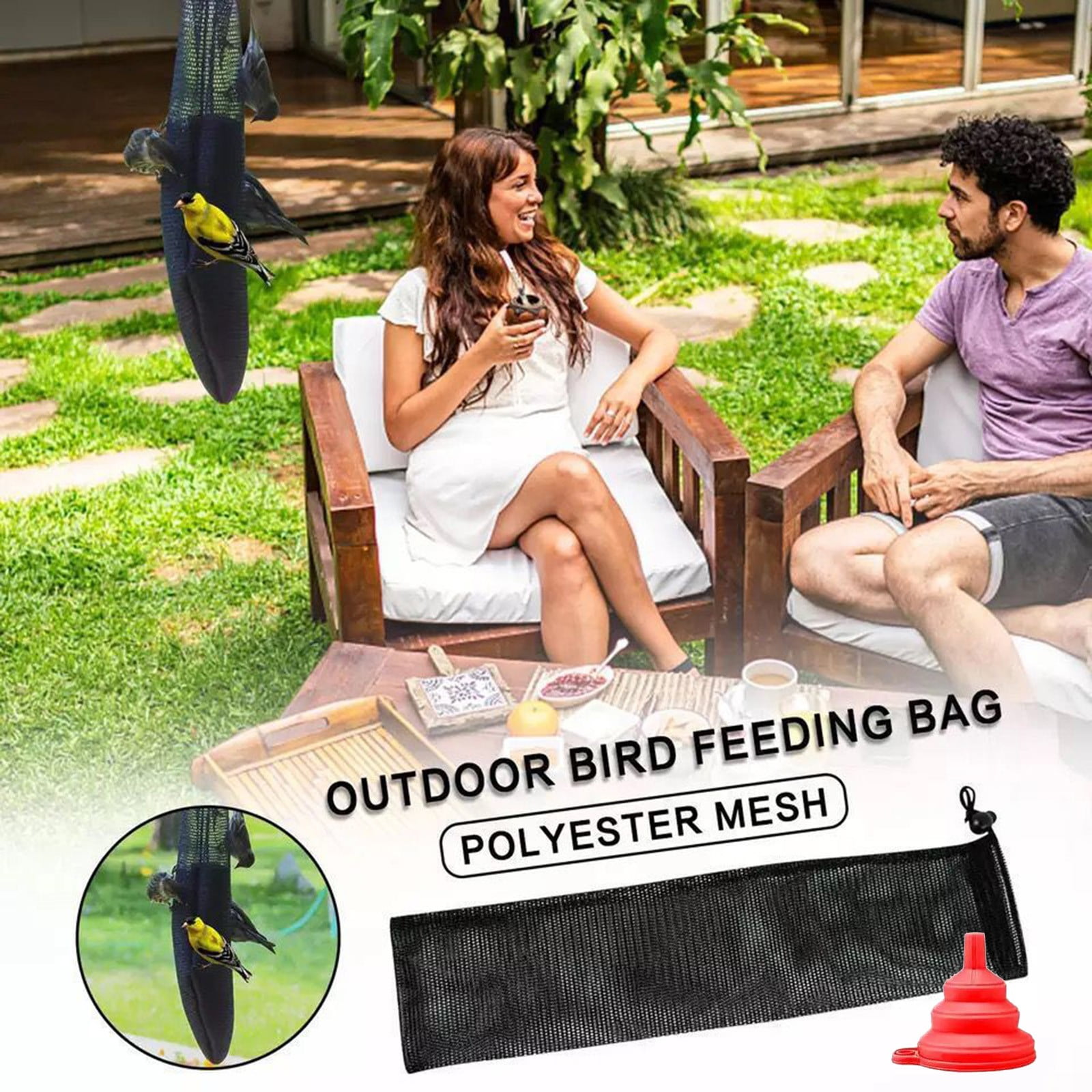 OAVQHLG3B 3 Pack Thistle Sock Bird Feeder Thistle Seed Feeder,Socks