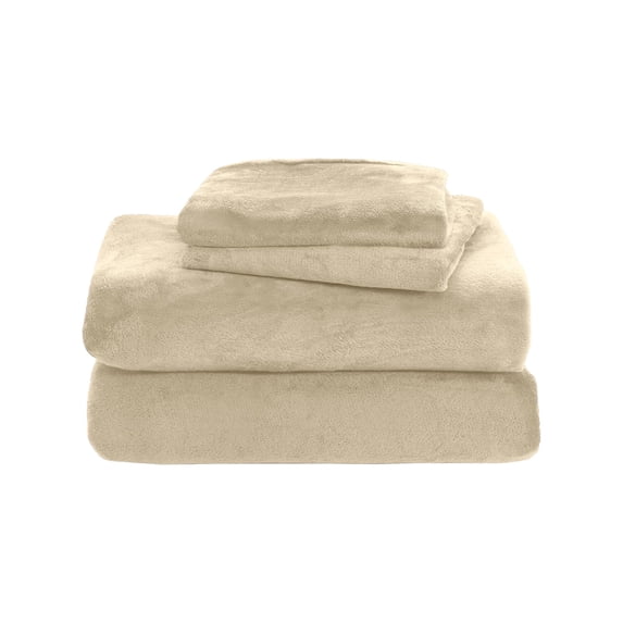 OAVQHLG3B 3-Piece Sheets Set, Luxury Soft Fleece Bed Sheets, Fluffy Plush Velvet Sheets Fuzzy Bedding Sheets for Fall and Winter, Cozy Warm, No Shedding, (Included 1 Bed sheet 2 Pillowcases)