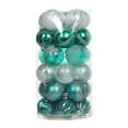 thumbnail image 1 of OAVQHLG3B 30Pcs Shatterproof Clear Plastic Christmas Ball Ornaments Decorative Xmas Baubles Set with Stuffed Delicate Decorations for Halloween,Thanksgiving,Party, 1 of 6