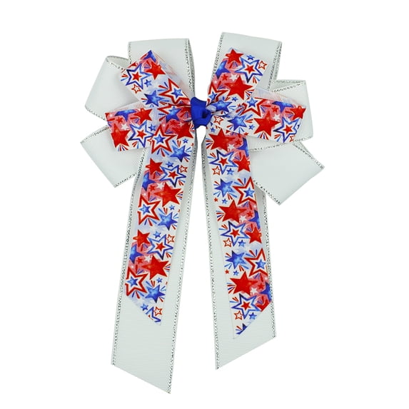 OAVQHLG3B 4th of July Hairpin American Flag Bow Clips for girls,Boutique Grosgrain Ribbon Hairpins Patriotic Decorations Hair Accessories for Independence Day
