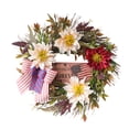 thumbnail image 1 of OAVQHLG3B 4th of July Decorations Red White and Blue Mesh Wreath, Patriotic Day Sign Decor for Home Front Door Party Supplies, 1 of 9