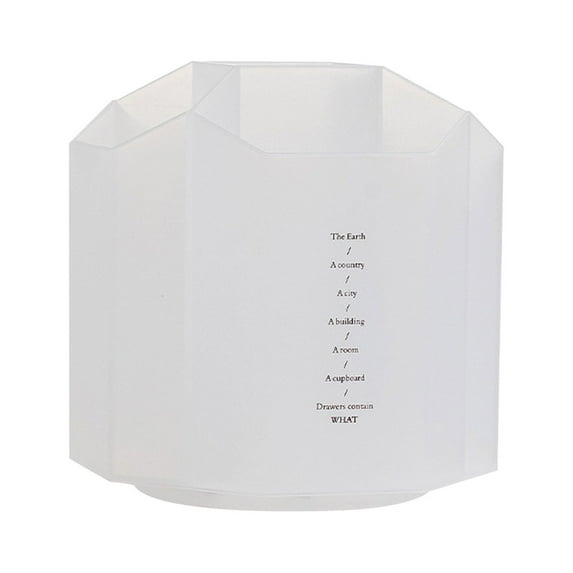 OAVQHLG3B 5 Slot Pen Cup,Multi Function Pen Pot,Pencil Holder Organizer,Multi capacity Marker Storage,Desktop Storage Caddy,Pen Holder Stand,Pen Barrel,Office Supplies