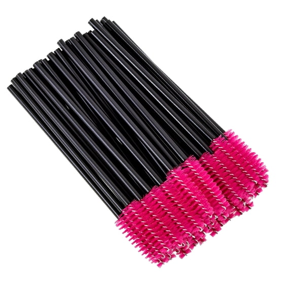 OAVQHLG3B 50PCS Disposable Eyelash Eye Lash Makeup Brush Mascara Wands Applicator Makeup Kits Makeup Tool Set