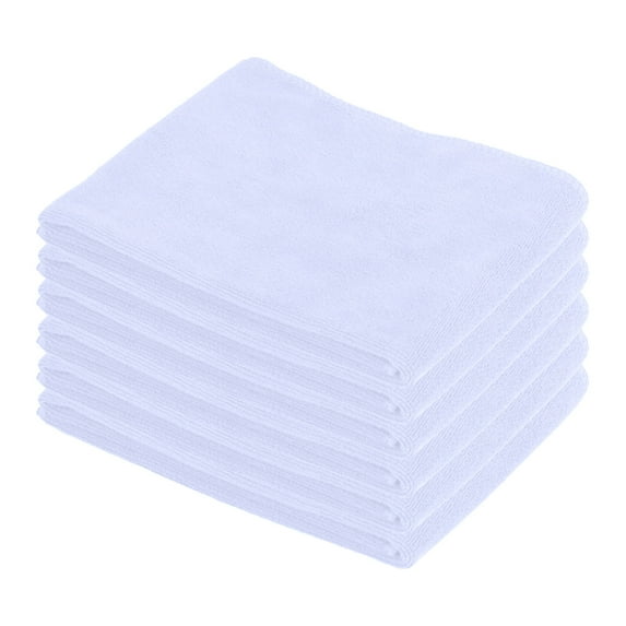 OAVQHLG3B 6 Pack Microfiber Hair Drying Salon Towels, Highly Absorbent, Quick Dry Spa Face Towel for Hair Stylist, Barber, Pedicure, and Esthetician, 14 x 30 in