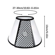 OAVQHLG3B Adjustable Recovery Pet Cone E-Collar for Cats Kittens Rabbits, Plastic Protective Collar Wound Healing Practical Neck Cover, Neck Girth