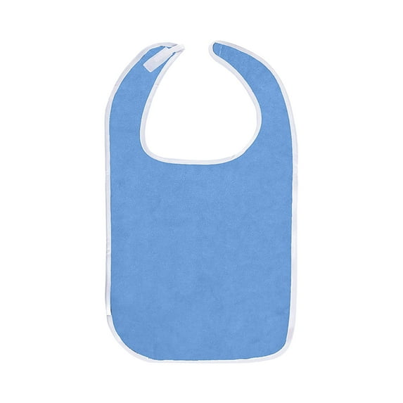 OAVQHLG3B Adult Bibs, Washable Clothing Protector for Men Women Adjustable Eating Cloth for Elderly Seniors and Disabled