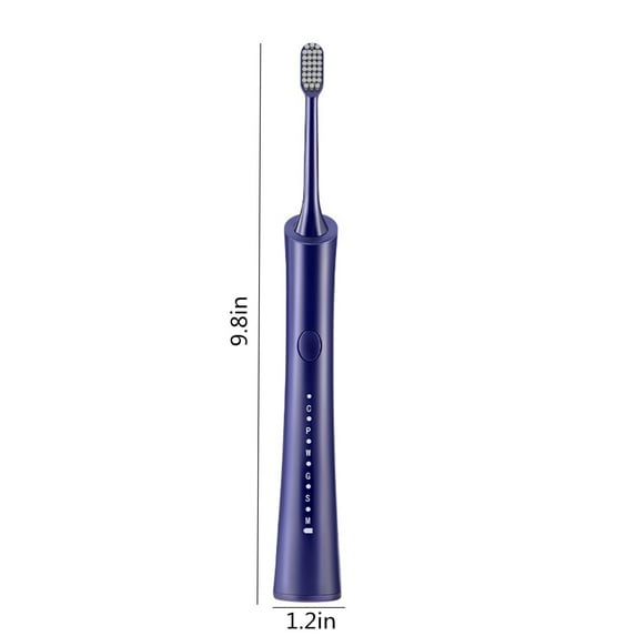 OAVQHLG3B Adult Sonic Toothbrush Electric Toothbrush Soft Bristles Sonic Cleaning Waterproof Rechargeable Automatic Toothbrush