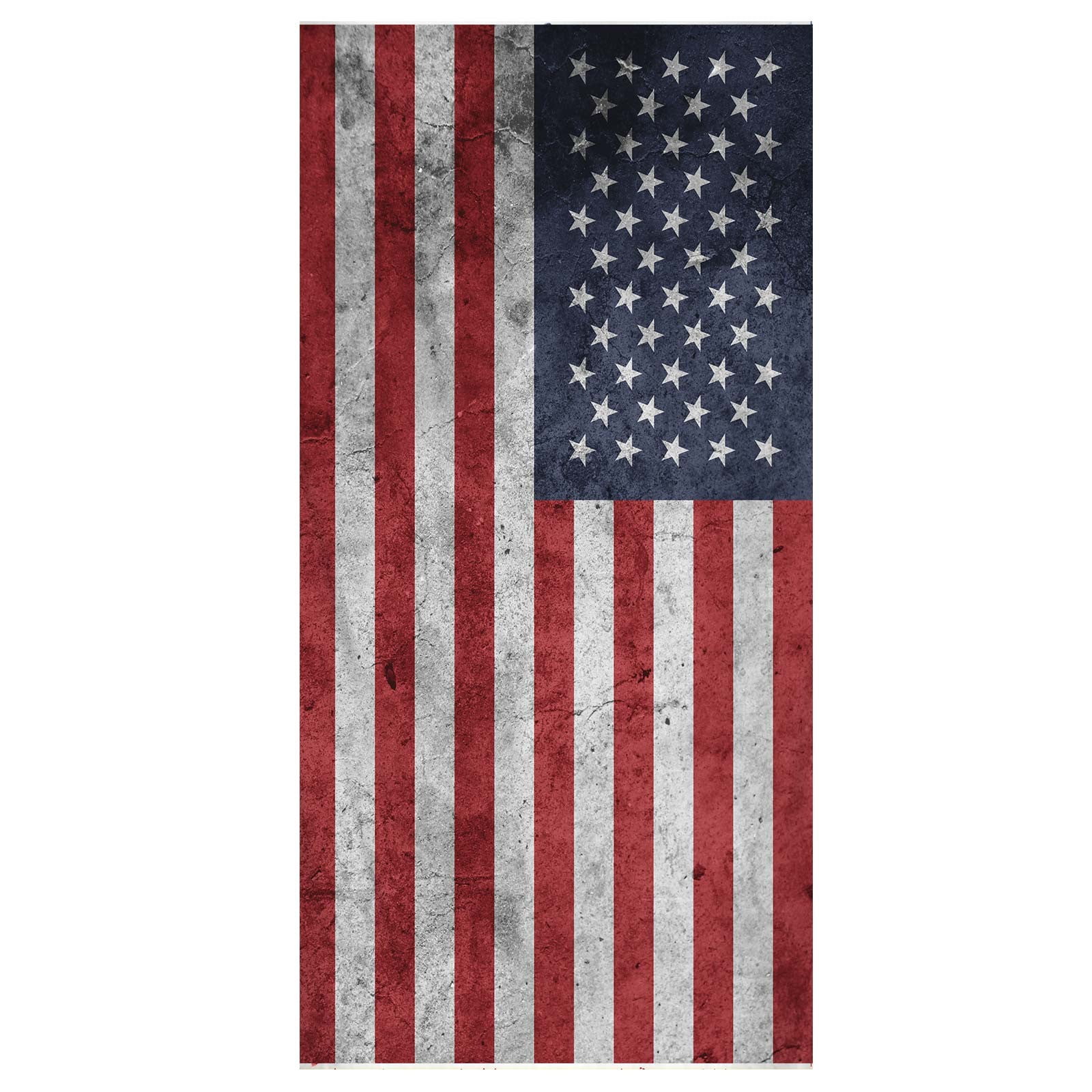 Old American Flag USA 4th Of July Beach Towel 30x60 Inches - Patriotic Summer Towel