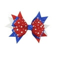 thumbnail image 1 of OAVQHLG3B Independence Day American Flag Bow Hairpin, 1 of 1