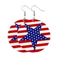 thumbnail image 1 of OAVQHLG3B American Flag Earrings 4th of July Earrings Patriotic Star Earring for Independence Day Gift, 1 of 3