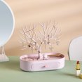 thumbnail image 1 of OAVQHLG3B Antlers Jewelry Display Stand with Aluminium alloy handle, Tree Tower Rack Hanging Organizer for Ring Earrings Necklace Bracelet, Deer Horn Tree Stand with Storage Drawer and Tray, 1 of 6