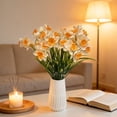 thumbnail image 1 of OAVQHLG3B Artificial Daffodils Flowers Narcissus Faux Spring Flowers Fake Silk Daffodil Flower Arrangement for Indoor Outdoor Home Wedding Decor (Yellow), 1 of 7