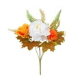 thumbnail image 1 of OAVQHLG3B Artificial Fall Flowers Bouquet Fake Orange Flowers with Fake Pumpkin Sunflower for Wedding Floral Arrangement Vase Table Centerpiece Autumn Thanksgiving Party Decor, 1 of 6