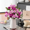 thumbnail image 1 of OAVQHLG3B Artificial Flower Small Lilac Wedding Bouquet Home Decoration Simulation Flower Home Garden Decor,13inch (Pink), 1 of 4