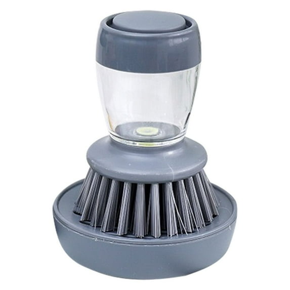 OAVQHLG3B Automatic Liquid Filling Pot Washing Brush Vertical Press Lazy Brush Kitchen Pot Brush Artifact Household Cleaning Brush With Tray