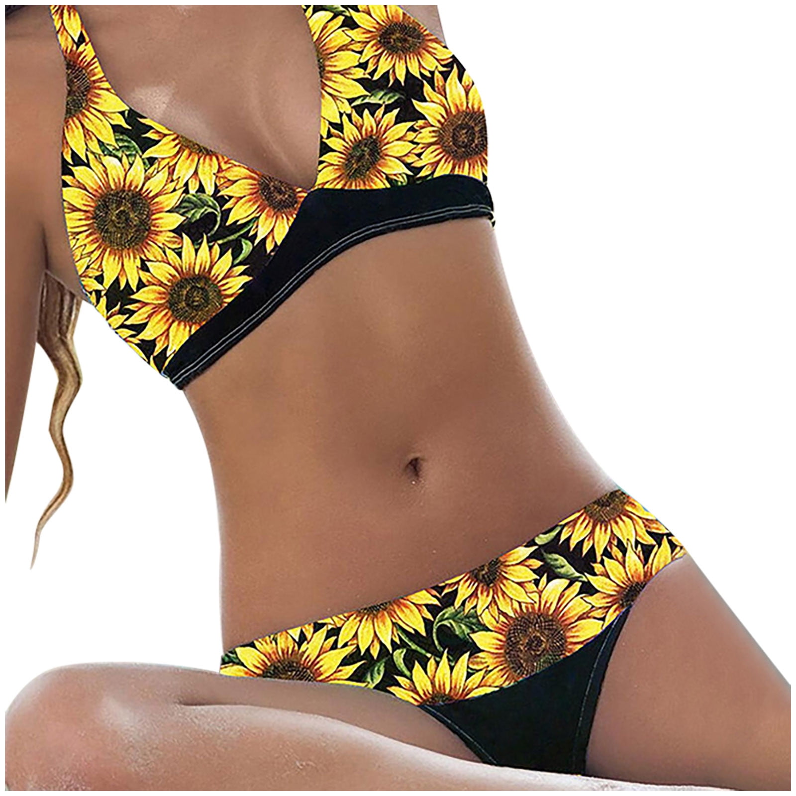 Amazon.com: Women Plus Size Two Piece Swimsuits Tankini High