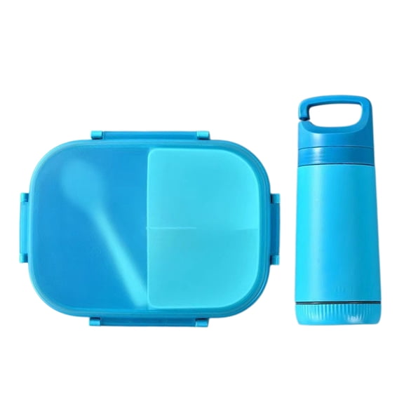 OAVQHLG3B Bento Box for Adult，Leakproof 3-4 Compartments Lunch Bento Box Set , Water Bottle Lunch Food Containers for Adult