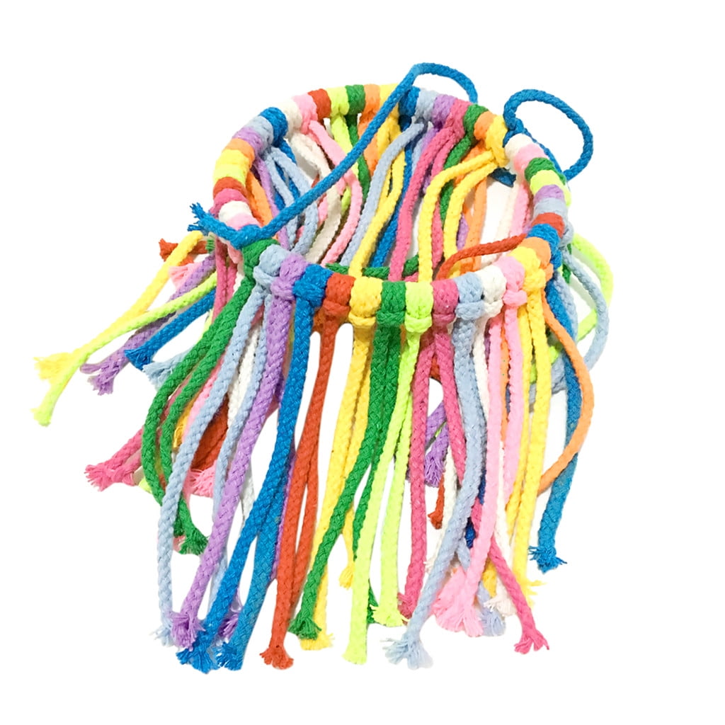 OAVQHLG3B Bird Toys, Bird Swing Toy Bird Perch with Colorful Chewing Toys, Weave Bird Toys Suitable for Lovebirds, es, Parakeets, Budgerigars, Conure ect Small Birds