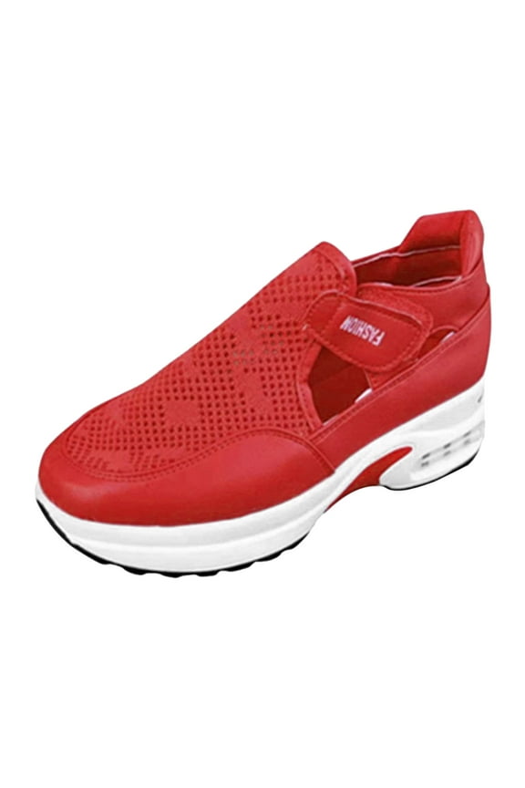 Casual Single Shoes Women's Flat-bottomed Thick-soled Flying Woven Old Shoes Sneakers