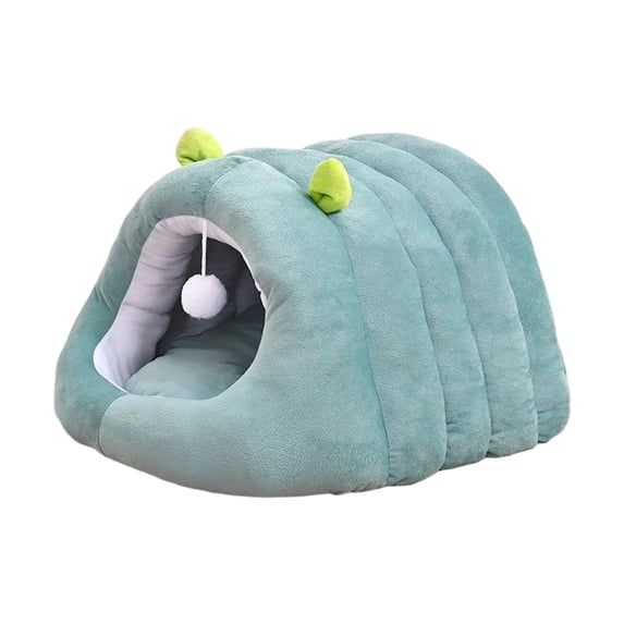 OAVQHLG3B Cat Beds, Cat Sleeping Bag, Washable Plush Soft Pet Puppy Kitten Bed Pillow House for Small Dogs and Cats