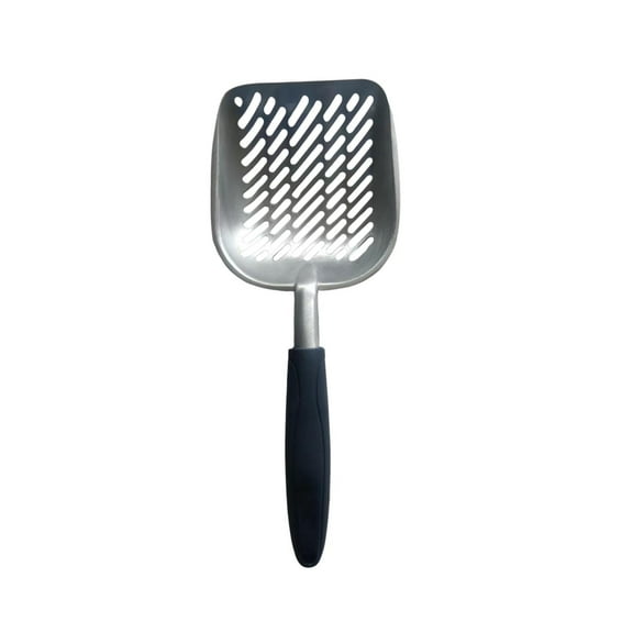 OAVQHLG3B Cat Litter Scoop,Mesh Shovel,Stainless Steel Metal Scoop,Poop Sifting,Mesh Shovel,Suitable for Cat Litter Box