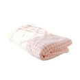 thumbnail image 1 of OAVQHLG3B Checkered Dog Blanket, Pink Jacquard Blankets for Small Dog and Cats, Cute Aesthetic Style Fluffy Pets Blanket for Couch Protection Washable, 27.5"x19.6", 1 of 6