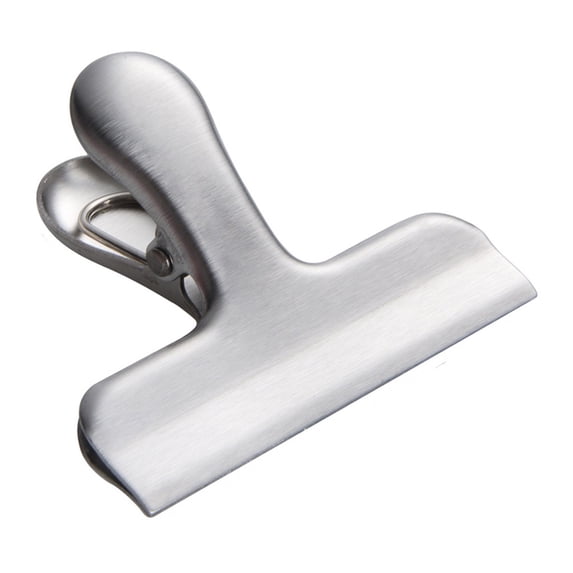 OAVQHLG3B Chip Bag Clips Covered ,Stainless Steel Food Chip,3 Different Size Perfect for Food Bags - Air Tight Seal, Heavy Duty