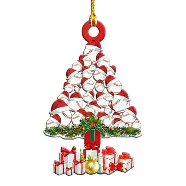 Clearance! Christmas Cartoon Animal Ornament,Cute Acrylic Christmas Tree Decorations, 2D Flat Fun Swing Animal Pendants for Car Interior, Wall, Window, Home Decor
