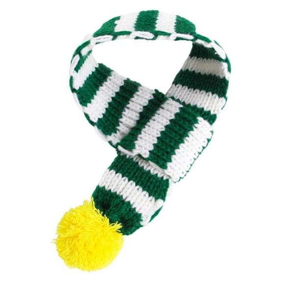 OAVQHLG3B Christmas Pet Scarf for Small Dogs Knit Pet Costumes Winter Holiday New Year Christmas Scarf for Small Dogs