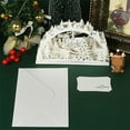 thumbnail image 1 of OAVQHLG3B 3D Christmas Cards Pop Up Holiday Postcards Greeting Handmade Holiday Xmas Cards & Envelopes for New Year, 1 of 6