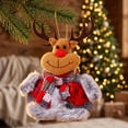 thumbnail image 1 of OAVQHLG3B Christmas Tree Ornaments, Christmas Tree Plush Hanging Ornaments Decorations Santa Snowman Elk Ornaments for Room Window Pendant Holiday Party Decor, 1 of 5
