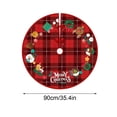 thumbnail image 1 of OAVQHLG3B Christmas Tree Skirt, Red Merry Christmas Base Cover for Tree, Xmas Ornaments Mat for Indoor Outdoor Holiday New Year Party Home Decorations, 1 of 6