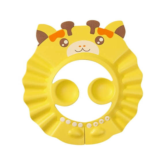 OAVQHLG3B Baby Shower Cap Bath Visor Protection Adjustable Shower Bathing Cap Shield Safe Shower Shampoo Bathing Hair Washing Protector Visor Eye Ear Protection for Infants Toddlers Kids