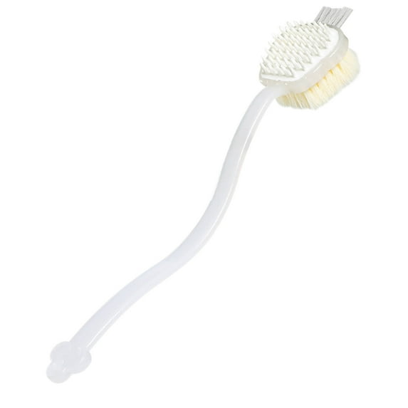 OAVQHLG3B Back Scrubber Body Shower Brush Extra Long Anti Slip Handle Bath Brush with Stiff and Soft Bristles Showering Exfoliator for Women, Men