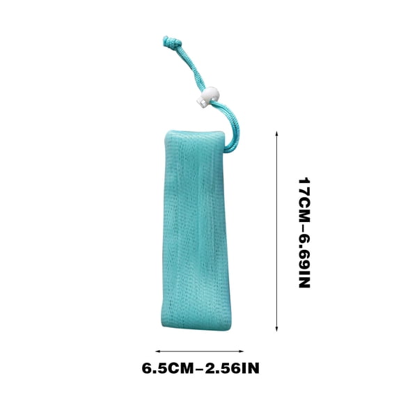 OAVQHLG3B Exfoliating Mesh Soap Pouch Mesh Soap Saver Bag Bubble Foam Net for Body Facial Cleaning Tool