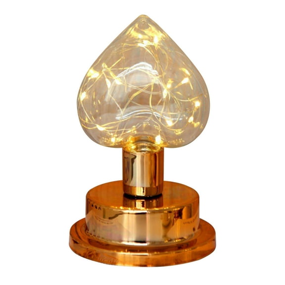 OAVQHLG3B Golden Bulb Night Light,Desktop Office Night Lamp, Charging Decorative Table Lamp, Warm Light Portable Large Capacity Charging Table Lamp