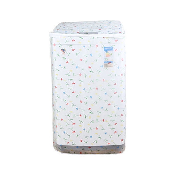 OAVQHLG3B Universal Dustproofs Roller Cover For Automatic Washing Machine Cover, Waterproof Washer/Dryer Cover Protective Dusts Storage Bag, Top Load