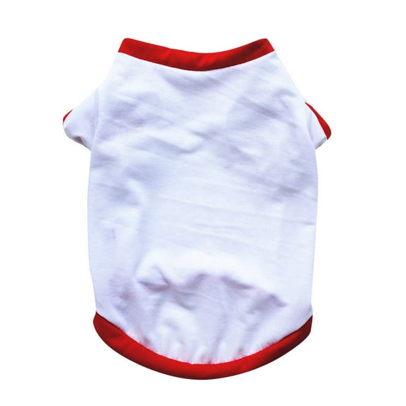 OAVQHLG3B Color Block Dog Shirt, Cotton Blend, Comfortable, Breathable, and Wrinkle-Resistant. Apparel for Small, Medium Dog