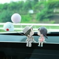 thumbnail image 1 of OAVQHLG3B Couple Cute Ornaments Couple Figure Figurines Balloons Ornaments For Car Dashboard, 1 of 6
