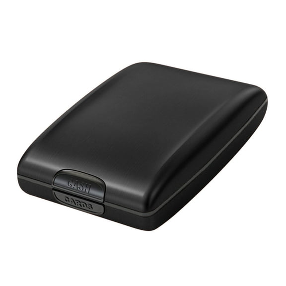 OAVQHLG3B Credit Card Holder Ultra Light Aluminium Case I Card Holder I Card Holder RFID NFC Protection I Card Holder Made Of High-Quality Aluminium I Card Storage