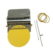 OAVQHLG3B Darning Mini Loom Machine, Small Weaving Loom,Wooden Weaving Frame Loom for Beginners,Quickly Household Mending Loom,Hand Craft DIY Weaving Repair Tool