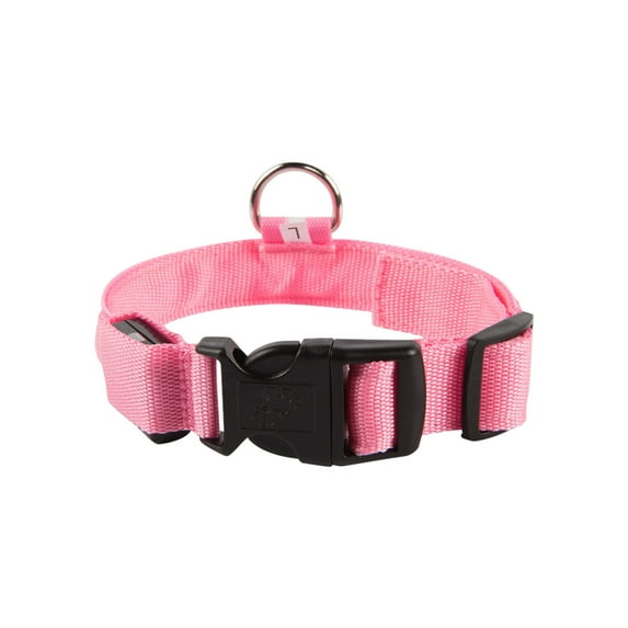 OAVQHLG3B Dog Collar USB Rechargeable Bright & High Visibility Lighted Collar For Pet Night Walking In 3 Colors