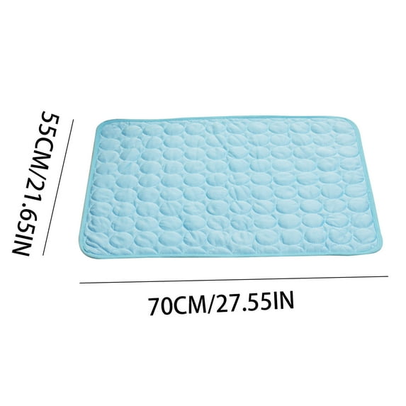 OAVQHLG3B Dog Cooling Mat, Pet Cool Mat for Dogs Cats, Summer Ice Silk Dog Cooling pad & Washable Pee Pad for Indoor or Outdoor - Bottom Waterproof and Anti Slip