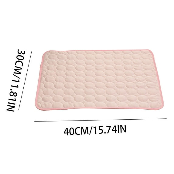 OAVQHLG3B Dog Cooling Mat, Pet Dog Self Cooling Pad, Ice Silk Washable Summer Cooling Mat for Dogs Cats, Kennels, Crates and Beds