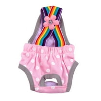 OAVQHLG3B Dog Diapers Female, Disposable Diapers for Female Dog with Stretchy Waist, Pull Up Puppy Wraps for Doggie in Heat Period Super Absorbent Leak-Proof Doggy Diaper for Dogs