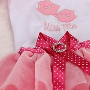 OAVQHLG3B Dog Dress for Small Dog Girl Clothes Puppy Skirt Pet Puppy Lace Vest Skirt Dog Princess Costume Clothing