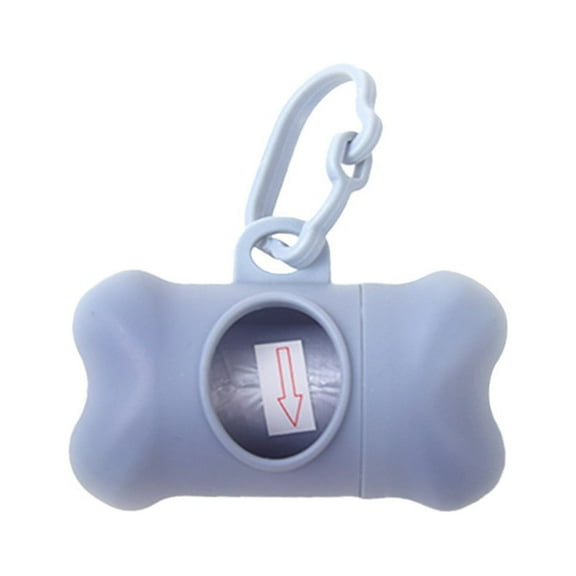 OAVQHLG3B Dog Poop Bags Dispenser with Carabiner Clip, Doggy Poop Bag Holders for Leashes Leak-Proof Doggie Pet Waste Bags, Dog Accessories