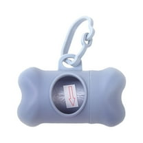 OAVQHLG3B Dog Poop Bags Dispenser with Carabiner Clip, Doggy Poop Bag Holders for Leashes Leak-Proof Doggie Pet Waste Bags, Dog Accessories