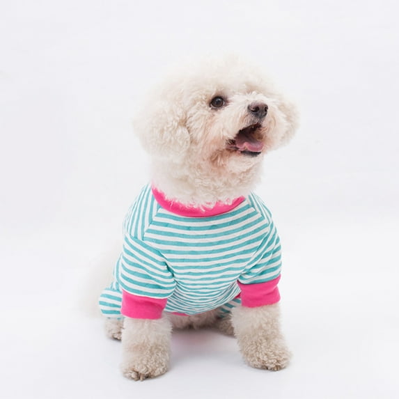 OAVQHLG3B Dog Sweaters for Small Dogs Winter Puppy Pajamas Boy Girl Small Pet Clothes Outfit 4 Legs Jumpsuits for Pet Clothes