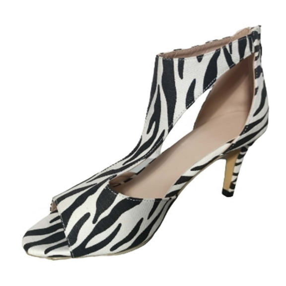 OAVQHLG3B Dress Sandals for Women Fashion Sexy Thin Heel High Heel Hollow Fish Mouth Sandals For Women Large Leopard Print Bag Heel Sandals For Women